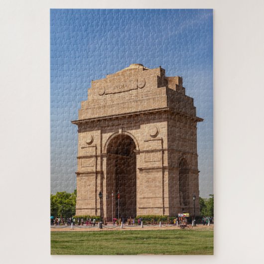 Puzzle La Porte de l'Inde à New Delhi (Vertical)