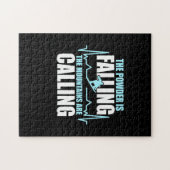 Puzzle La Poudre Tombe Le Snowboard (Horizontal)