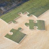 Puzzle La prairie bordée d'arbres Monet Art (Côté)