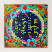 Puzzle La Première Tentative Citer Fleurs Amusants Inspir (Horizontal)