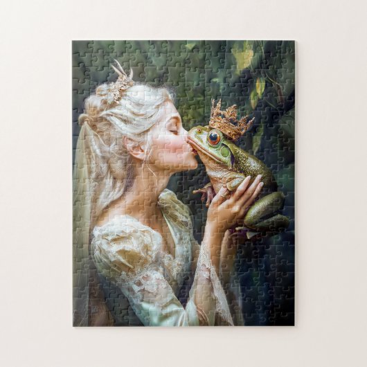 Puzzle La Princesse Embrassant le Prince Grenouille (Vertical)