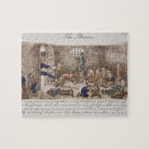 Puzzle La prison, 1858 (gravure colorée)