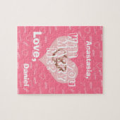 Puzzle La proposition de mariage personnalisée vous épous (Horizontal)