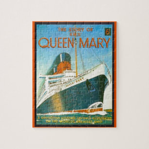 Puzzle La publicité vintage, RMS Queen Mary