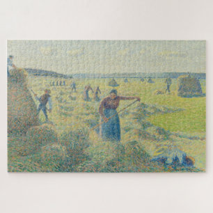 Puzzle La récolte de foin, Éragny par Camille Pissarro