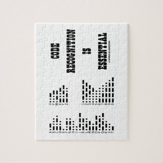 Puzzle La reconnaissance de code est essentielle (le code (Vertical)