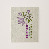 Puzzle La récupération commence par la première étape (Vertical)