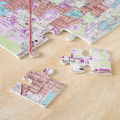 Puzzle La Région des lacs la Floride Map (1975) (Côté)