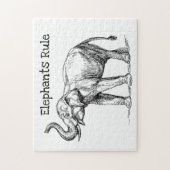Puzzle La règle des éléphants (Vertical)