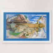 Puzzle La reine des neiges par Alphonse Mucha (Horizontal)