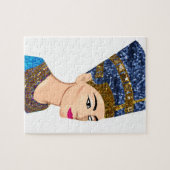 Puzzle la reine égyptienne nefertiti (Horizontal)