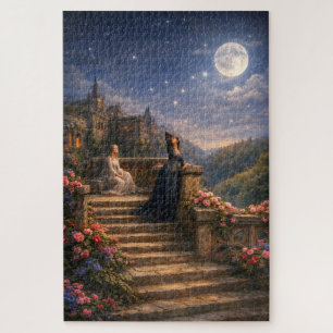 Puzzle La Reine Guinevere regardant les étoiles