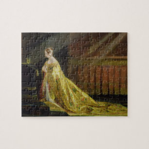 Puzzle La Reine Victoria dans sa robe longue de