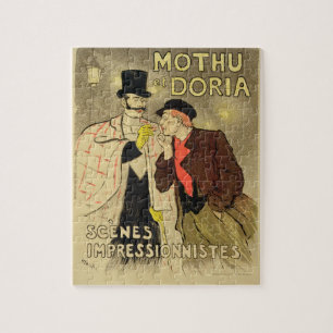 Puzzle La reproduction d'une publicité par affichage