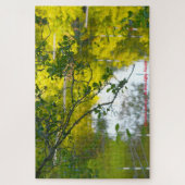 Puzzle La rivière Liffey Kilcullen. Salutations de Noël (Vertical)