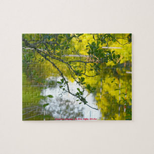 Puzzle La rivière Liffey Kilcullen. Vœux de Noël
