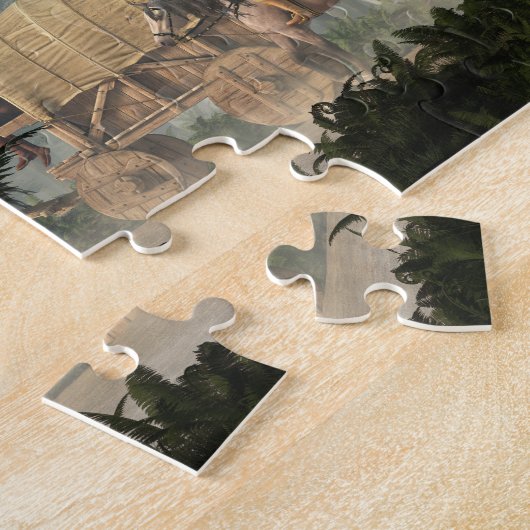 Puzzle La Route À Travers La Forêt Sherwood (Côté)