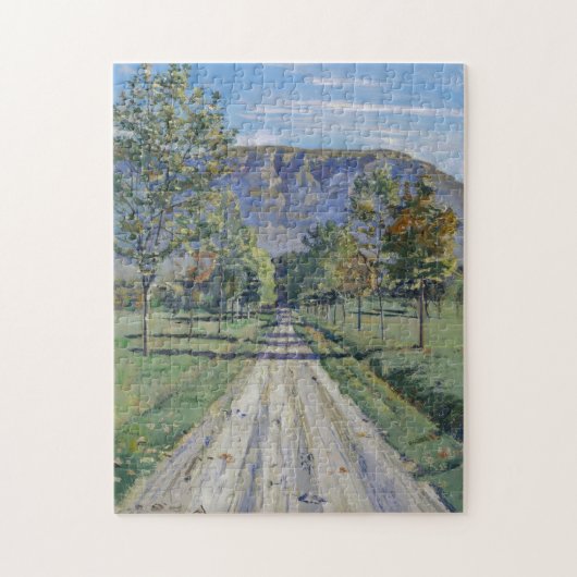 Puzzle La route vers Evordes (par Ferdinand Hodler) (Vertical)