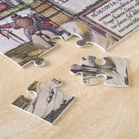 PUZZLE LA RUSSIE : MOSCOU, 1591 (Côté)
