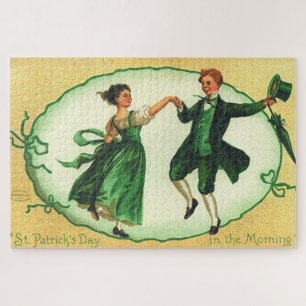 Puzzle "La Saint-Patrick au matin." Carte ancienne