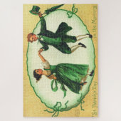 Puzzle "La Saint-Patrick au matin." Carte ancienne (Vertical)
