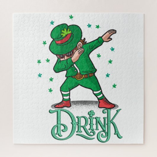 Puzzle la Saint-Patrick,Trèfle (Vertical)