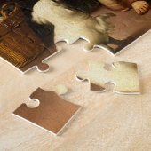 Puzzle La Sainte Famille avec un Petit Oiseau par Murillo (Côté)