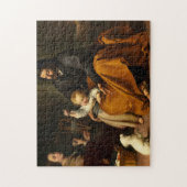 Puzzle La Sainte Famille avec un Petit Oiseau par Murillo (Vertical)