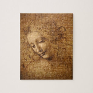 Puzzle La Scapigliata de Léonard de Vinci, Tête de femme