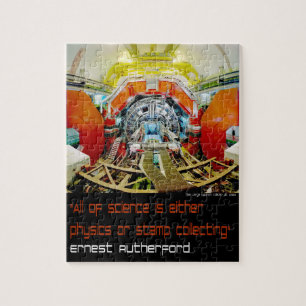 Puzzle La science est la physique ou la collecte de timbr