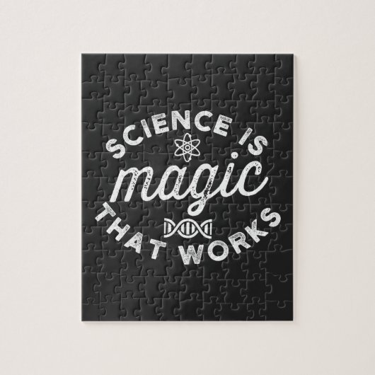 PUZZLE LA SCIENCE EST UNE MAGIE QUI FONCTIONNE (Vertical)