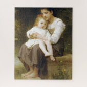 Puzzle La Soeur aînée (par William Bouguereau) (Vertical)
