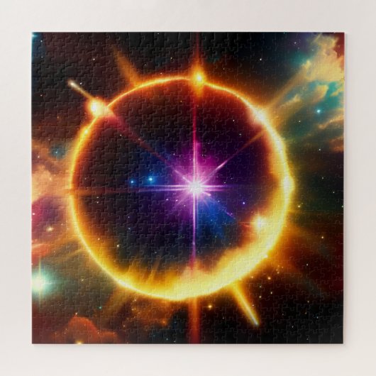 Puzzle La sphère d'or cosmique éclate dans un événement p (Horizontal)