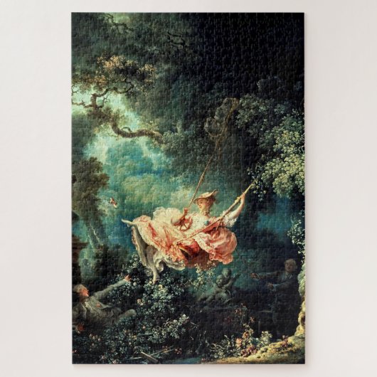 Puzzle La Swing - Rococo Vintage Art de Fragonard (Vertical)