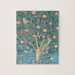 Puzzle La tapisserie de pivert, détail des piverts