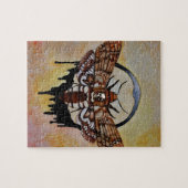 Puzzle La teigne de faucon de la tête de mort (Horizontal)