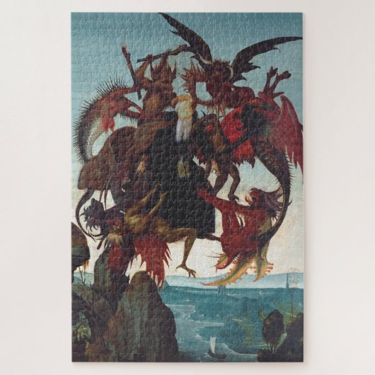 Puzzle La Tentation de saint Antoine par Michelangelo (Vertical)