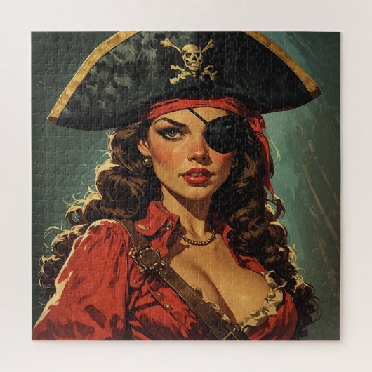 Puzzle La tentatrice pirate écarlate (Vertical)