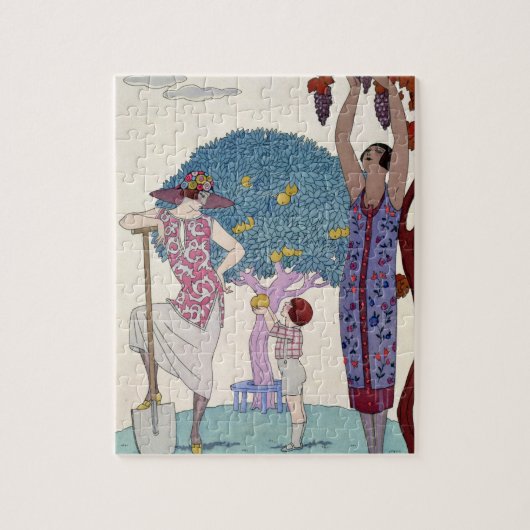 Puzzle La terre, 1925 (litho de couleur) (Vertical)