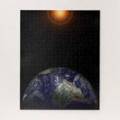 Puzzle La Terre À Son Équinoxe. (Vertical)