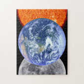 Puzzle La terre, lune, et Sun (Vertical)