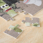 Puzzle La toilette jaillie un poireau ! (Côté)