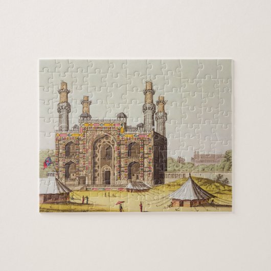 Puzzle La tombe de l'empereur Akbar de Mughal, de 'Le Cos (Horizontal)