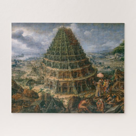 Puzzle La Tour De Babel | Marten van Valckenborch | (Horizontal)
