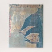 Puzzle La tour de Old Kilcullen. Noël Salutations Ji (Vertical)