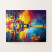 Puzzle La Tour Eiffel à Paris, France. (Horizontal)