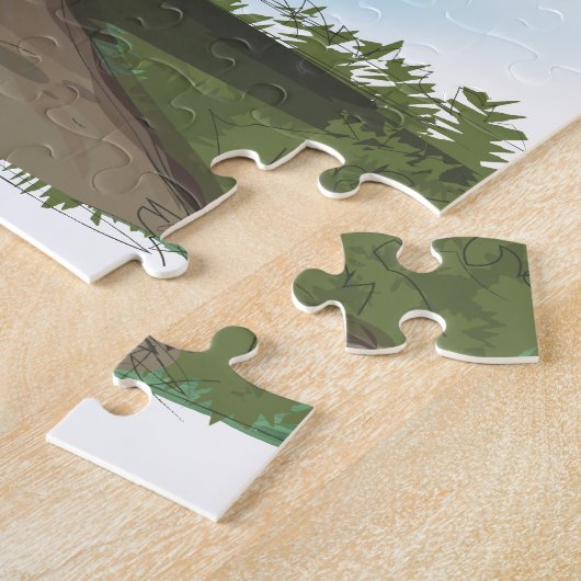 Puzzle La tour penchée de Pise (Côté)