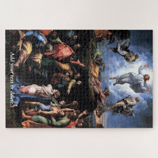 Puzzle "La Transfiguration" de Jésus-Christ, par Raphaël, (Horizontal)