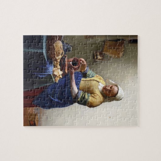 Puzzle La trayeuse, c.1658-60 (huile sur la toile) (Horizontal)