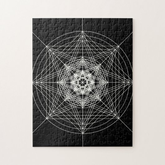 Puzzle La troisième géométrie sacrée dimensionnelle (Vertical)